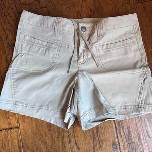 Athleta Women’s Casual Drawstring Shorts in Light Beige